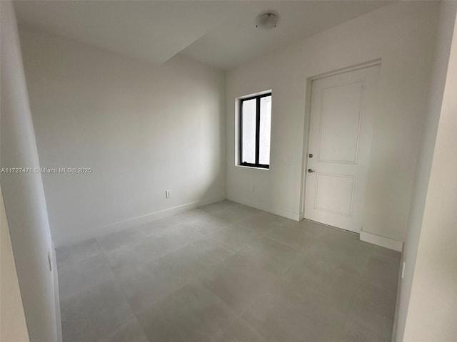 view of unfurnished room