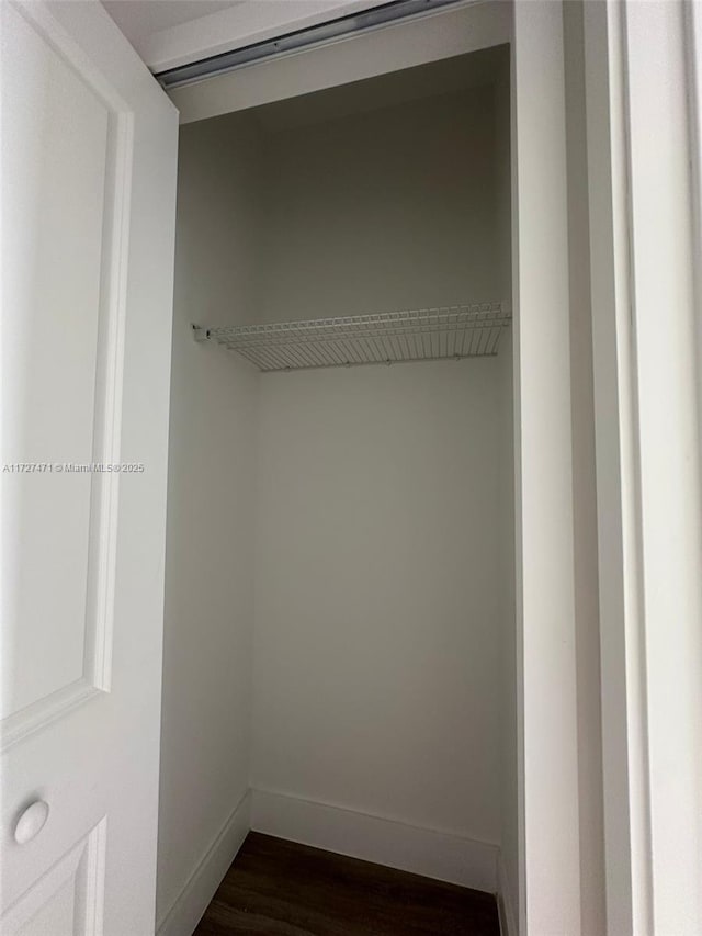 view of closet