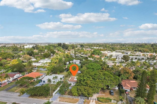 299 S Biscayne River Dr, Miami, FL 33169 - aerial view of property's location with a tree filled landscape