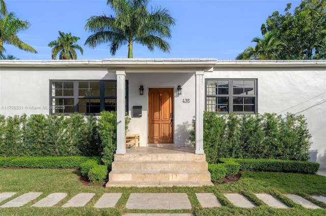 view of entrance to property