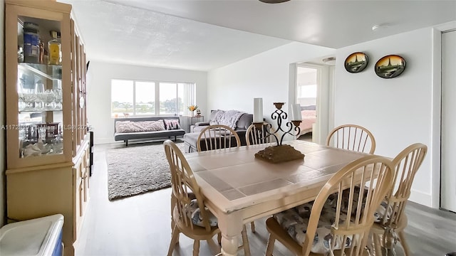 view of dining area