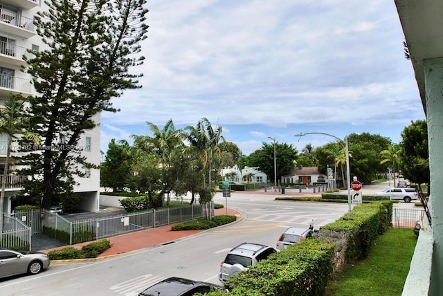 view of road