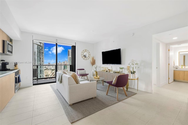 view of living room