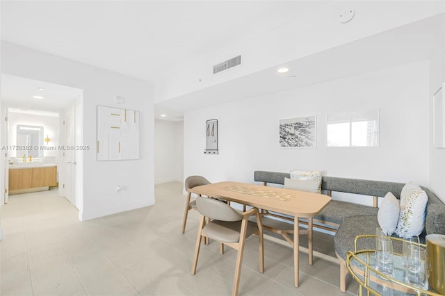 dining area featuring breakfast area