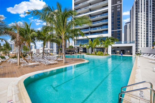 view of swimming pool