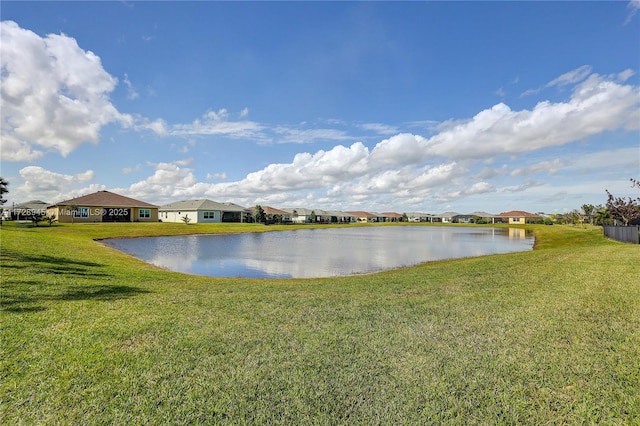 property view of water