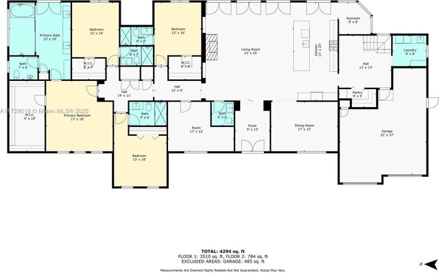 11001 SW 74th Ave, Pinecrest, FL 33156 - home floor plan
