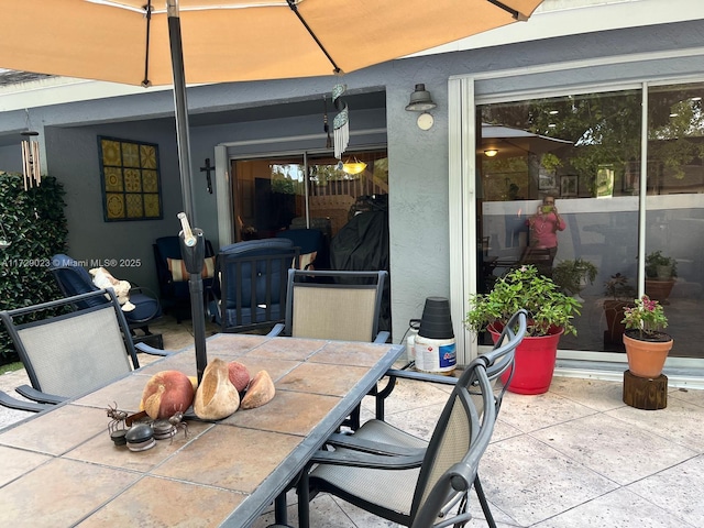 view of patio / terrace with outdoor dining space