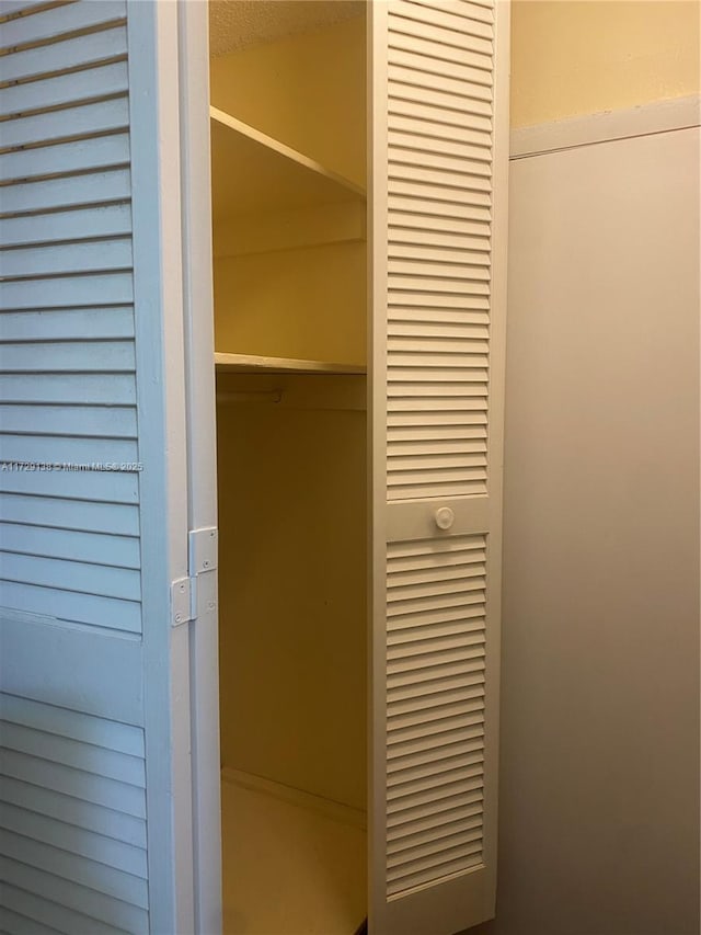 view of closet