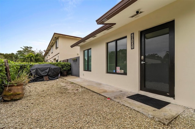 exterior space with a patio area