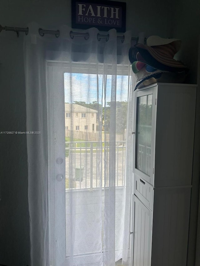 doorway featuring plenty of natural light