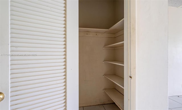 view of closet