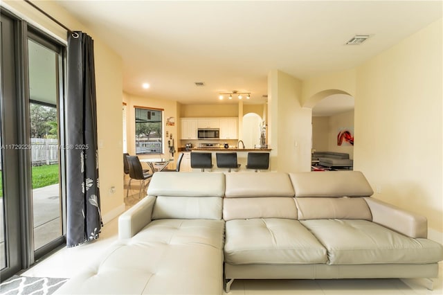 view of living room