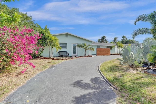 view of ranch-style home