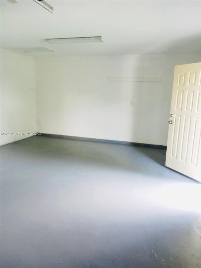 empty room featuring concrete floors