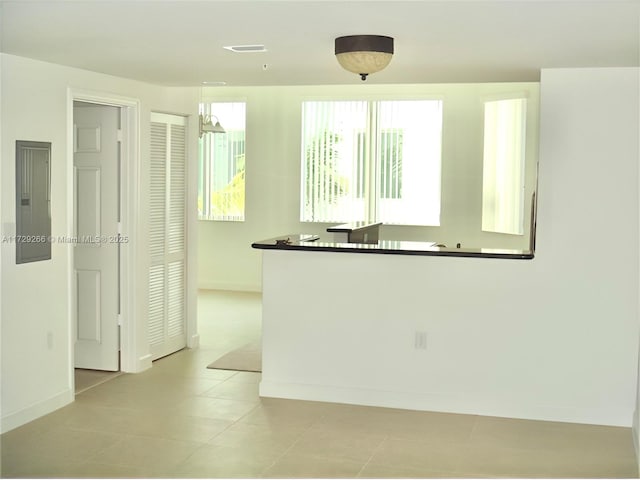 kitchen featuring electric panel