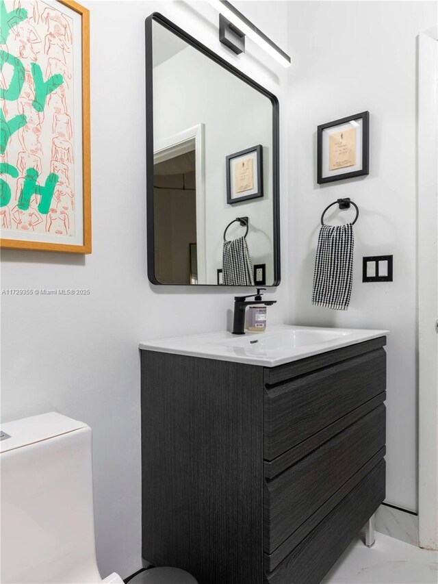 700 NE 25th St Unit 1003, Miami, FL 33137 - bathroom with toilet and vanity
