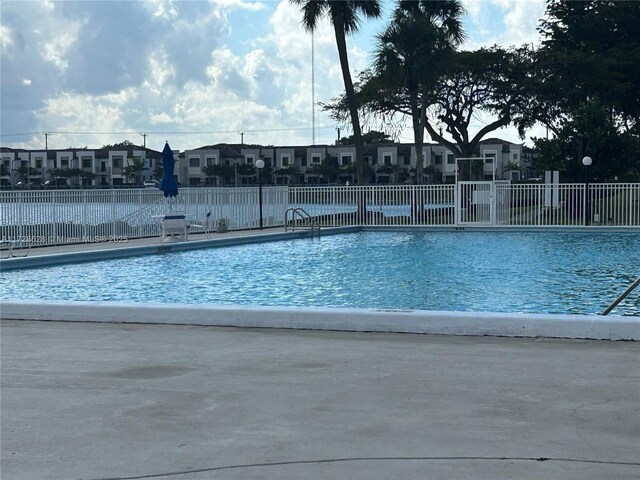 view of patio / terrace with a water view