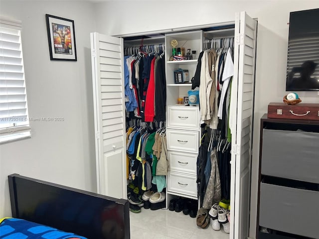 view of closet