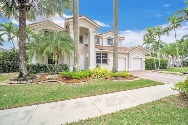 view of front of house featuring a front yard