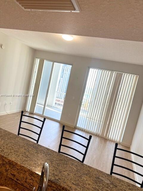 view of unfurnished dining area