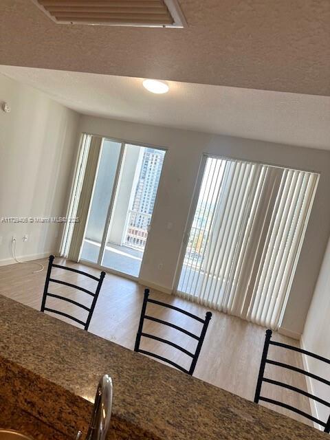 view of unfurnished dining area