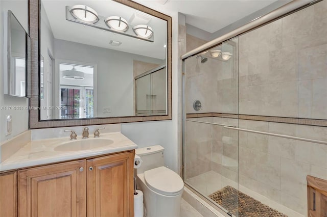 1033 NE 17th Way Unit 704, Fort Lauderdale, FL 33304 - bathroom featuring vanity and a stall shower