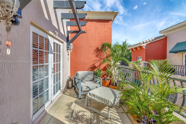 1033 NE 17th Way Unit 704, Fort Lauderdale, FL 33304 - balcony with french doors