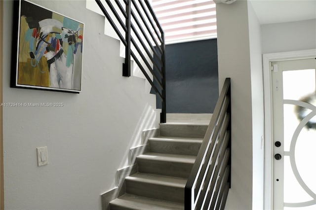 view of stairs