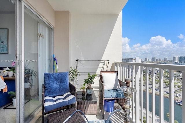 300 Bayview Dr Unit 1503, Sunny Isles Beach, FL 33160 - balcony featuring a view of city and a water view