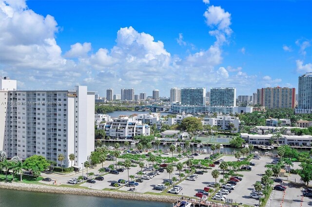300 Bayview Dr Unit 1503, Sunny Isles Beach, FL 33160 - view of city skyline featuring a nearby body of water