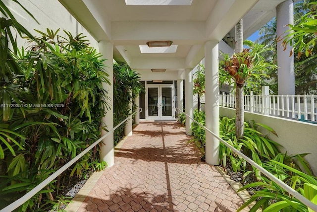 view of patio / terrace with french doors