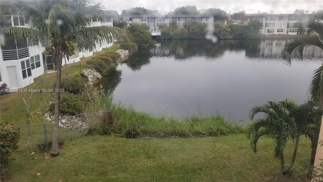 view of water feature