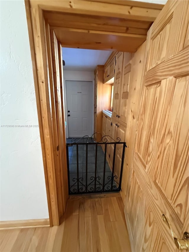 11845 SW 97th Ave, Miami, FL 33176 - hallway with light hardwood / wood-style flooring