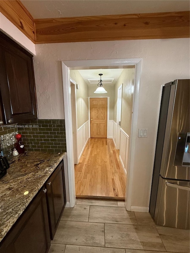 11845 SW 97th Ave, Miami, FL 33176 - hallway with light hardwood / wood-style flooring
