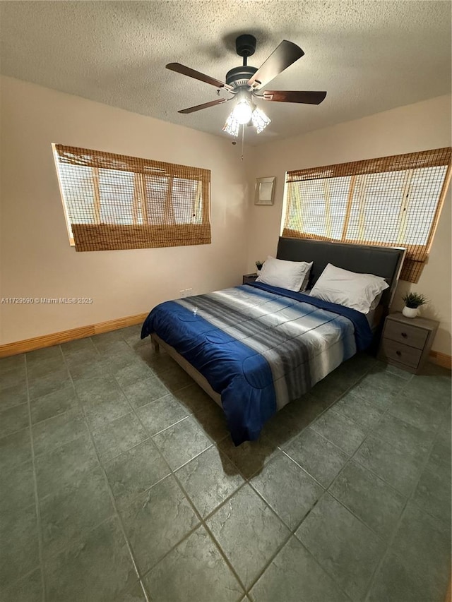 11845 SW 97th Ave, Miami, FL 33176 - bedroom featuring ceiling fan and a textured ceiling
