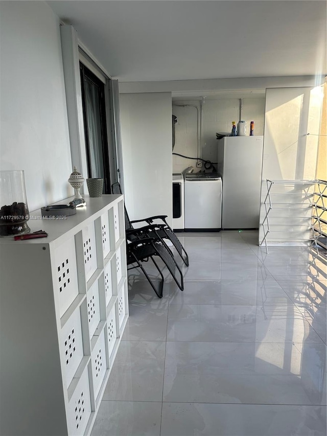 laundry area featuring separate washer and dryer