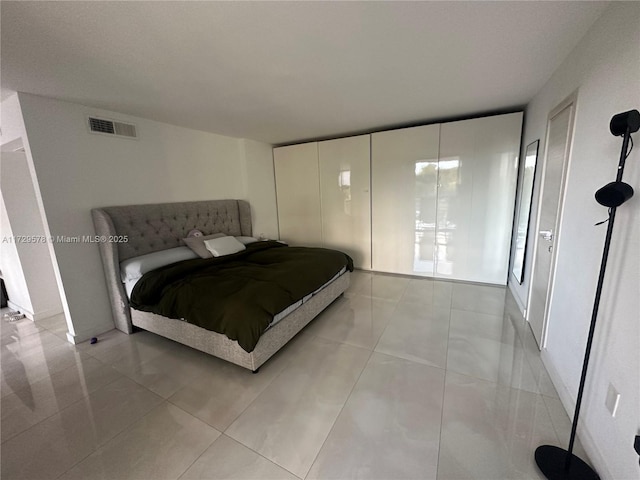 view of tiled bedroom