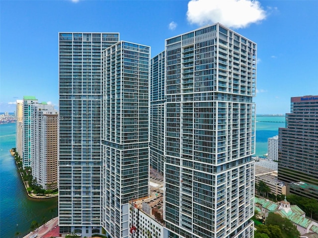 view of property featuring a water view