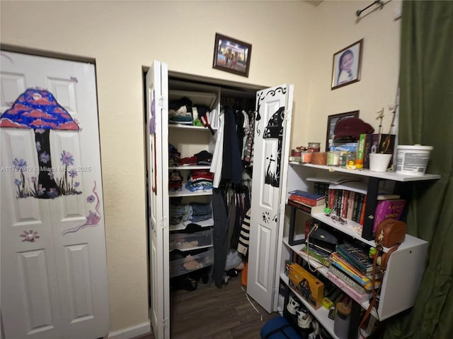 view of closet