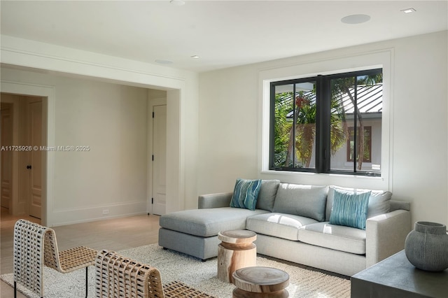 view of living room