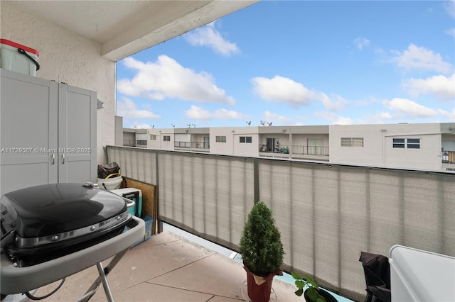 balcony with grilling area