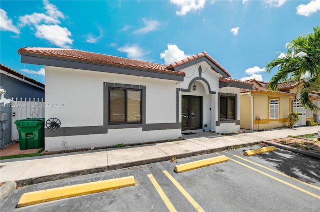 view of mediterranean / spanish house