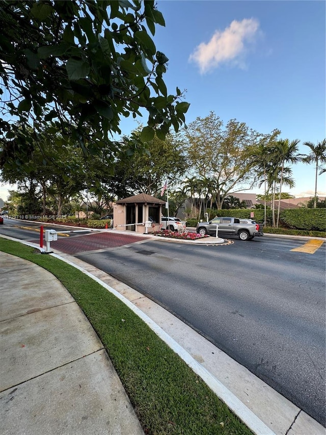 view of street