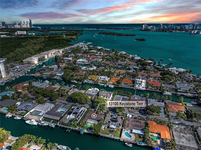 13100 Keystone Ter, North Miami, FL 33181 - view of property location featuring a nearby body of water