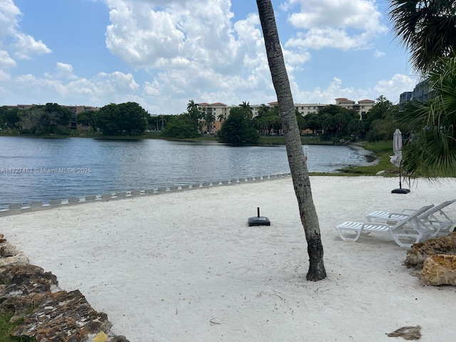 view of water feature