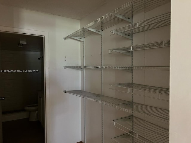 view of pantry