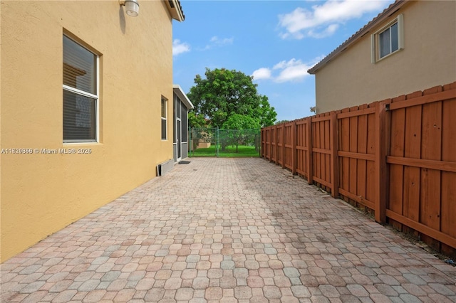 exterior space with a patio area