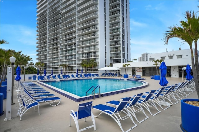 view of pool