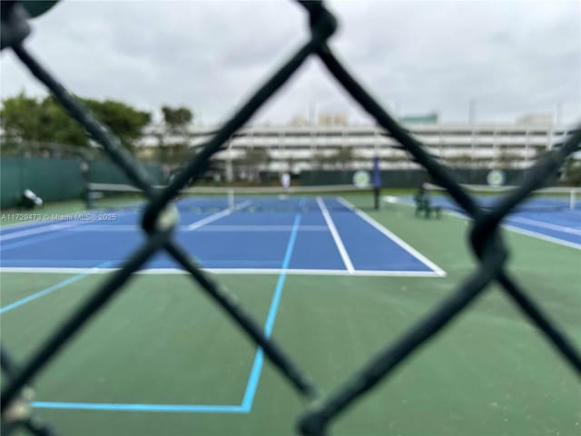 view of sport court